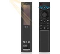 Bn59-01357B Universal Solar Voice Remote Control Replacement For Samsung Smart Tvs With 4 Shortcut Buttons, Compatible With Samsung The Frame Neo Qled, Crystal
