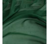 BNALU Mousseline De Soie Tissu Tissu en Mousseline Translucide De Couleur Unie De 150cm De Large Vendu Au Mètre pour Jupe Chemises Vêtements Fait Main(Color:Vert foncé)
