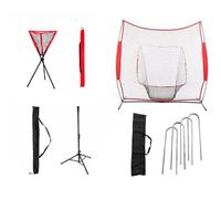 BNB-03 Kit Filet d'entraînement + Tee de Baseball + Panier à balles