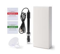 BNC Électrode de pH composite pour PHS-3C PHS-25 pH mètre, échantillon de pH de laboratoire 0-14 pH avec design rechargeable, accessoire de capteur d'électrode de rechange (échantillon de 1,2 m)