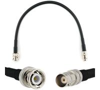 BNC mâle vers BNC femelle 30cm câble coaxial - cable d'extension HF240 (LMR 240 équivalent) etanche - rallonge BNC pour Antenne CB Radio Amateur Sans fil Radio WIFI adaptateur UHF VHF