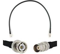 BNC mâle vers BNC femelle 50cm câble coaxial - cable d'extension HF240 (LMR 240 équivalent) etanche - rallonge BNC pour Antenne CB Radio Amateur Sans fil Radio WIFI adaptateur UHF VHF