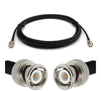 BNC Mâle vers BNC Mâle 12m câble coaxial RG58 50 Ohm - rallonge BNC Extension Faible Perte Cable pour Antenne CB Radio Amateur Sans fil Radio WIFI adaptateur UHF VHF