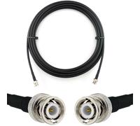 BNC mâle vers BNC mâle 15m câble coaxial - cable d'extension HF240 (LMR 240 équivalent) etanche - rallonge BNC pour Antenne CB Radio Amateur Sans fil Radio WIFI adaptateur UHF VHF