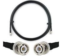 BNC mâle vers BNC mâle 2m câble coaxial - cable d'extension HF240 (LMR 240 équivalent) etanche - rallonge BNC pour Antenne CB Radio Amateur Sans fil Radio WIFI adaptateur UHF VHF