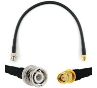 BNC mâle vers SMA mâle 30cm câble coaxial - cable d'extension HF240 (LMR 240 équivalent) etanche - rallonge BNC SMA pour Antenne CB Radio Amateur Sans fil Radio WIFI adaptateur UHF VHF