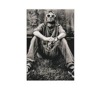 BNCVJFI Poster Kurt Cobain sur toile - Impression murale - 30 x 45 cm