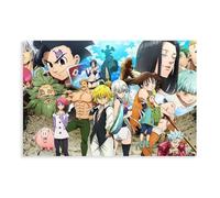 BNCVJFI Poster sur toile The Seven Deadly Sins - Impression sur toile - 20 x 30 cm
