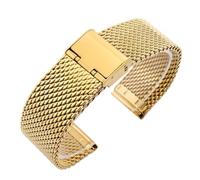 BNCXMO 18 mm 20 mm 22 mm 24 mm Universel Milanais Remplacement du bracelet Bracelet Bracelet en maille en acier inoxydable