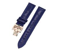 BNCXMO 19 mm 20 mm 22 mm Bands de montre à feuilles de vache double face pour viachement VC Watch Strap Constantin pour hommes et femmes Bracelets en cuir de vache