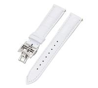 BNCXMO 19 mm 20 mm 22 mm Bands de montre à feuilles de vache double face pour viachement VC Watch Strap Constantin pour hommes et femmes Bracelets en cuir de vache