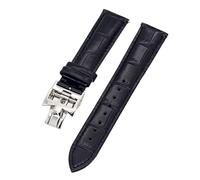 BNCXMO 19 mm 20 mm 22 mm Bands de montre à feuilles de vache double face pour viachement VC Watch Strap Constantin pour hommes et femmes Bracelets en cuir de vache