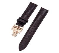 BNCXMO 19 mm 20 mm 22 mm Bands de montre à feuilles de vache double face pour viachement VC Watch Strap Constantin pour hommes et femmes Bracelets en cuir de vache
