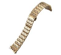 BNCXMO 20 mm 16 mm 19 mm en acier inoxydable Remplacement de bande de montre pour Omega de Ville Prestige Orbis Edition Watch Strap Metal Bracelet brillant