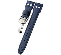 BNCXMO 20 mm 21 mm 22 mm Rivet Calfskin Watch Band Fit pour IWC Watch Big IW5009 Spitfire IW3777 Le Petit Prince Mark Strap