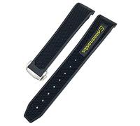 BNCXMO 20 mm Silicone Watch Band Women Men WatchBands pour Omega Sxwatch 007 300 AT150 SILICONE Watch Strap