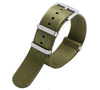 BNCXMO Bande de montre de ceinture de sécurité de qualité supérieure de qualité 20 mm 22 mm STRAP NYLON POUR 007 MISTIONNEMENT MENSEMENT MENSEMENT MENSEMENT (COULEUR: A1 Black fermoir, taille: 22 mm)