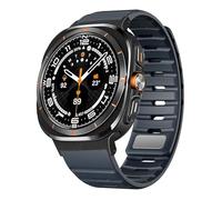 BNCXMO Bande magnétique pour Galaxy Watch Ultra 47 mm Solide en silicone souple , pour Galaxy Ultra 7 Ultra 47 mm Sports Bracelet Correa Watchbands