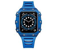 BNCXMO Boîtier + sangle pour 7 41 mm 45 mm 6 SE 5 4 Bande iwatch 44 mm 40mm 42 mm 38 mm Bracelet de ceinture de bande de montre pour sangle