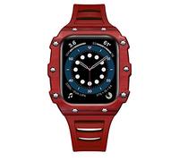 BNCXMO Boîtier + sangle pour 7 41 mm 45 mm 6 SE 5 4 Bande iwatch 44 mm 40mm 42 mm 38 mm Bracelet de ceinture de bande de montre pour sangle