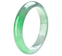 BNCXMO Bracelet de bracelet en jade naturel Bracelet Birmane Bracelets à fleurs flottantes transparentes pour femmes bijoux