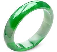BNCXMO Bracelet de jade birman pour femmes en jade bracelet vert jadeite Bangles cadeau pour les bijoux de mère (taille: 54 mm)