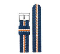 BNCXMO Bracelet de montre tendance en nylon tissé pour Omega Seahorse 300 Bracelet de sport épais 18 mm, 20 mm, 22 mm, 24 mm, 18mm, A