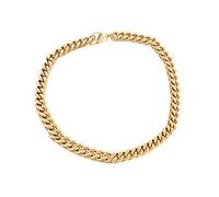 BNCXMO Bracelet en acier inoxydable pour hommes, bracelet à chaîne de liaison, idée cadeau pour les hommes