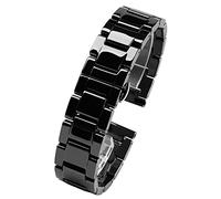 BNCXMO Bracelet en céramique pour homme et femme - Combinaison en acier inoxydable - Bracelet de montre tendance de 12 14 15 16 18 20 22 mm, 14mm