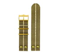 BNCXMO Bracelet en nylon pour montre Tudor en toile avec rivets de 22 mm, 22mm, A