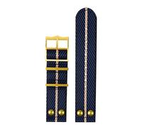 BNCXMO Bracelet en nylon pour montre Tudor en toile avec rivets de 22 mm, 22mm, A
