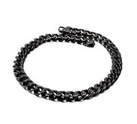 BNCXMO Bracelets à brin en acier inoxydable, bracelet à chaîne de trottoir, excellent cadeau pour les hommes