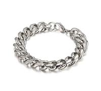 BNCXMO Bracelets d'amitié, bracelet en acier inoxydable élégant