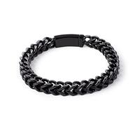 BNCXMO Bracelets de chaîne de blé en acier inoxydable personnalisé pour hommes pour hommes Eco emballage de petits cadeaux pour hommes
