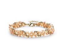 BNCXMO Bracelets pour femmes bracelet multi-couches en or 14K