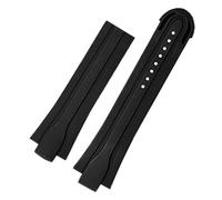 BNCXMO Brand de montre étanche à caoutchouc de 24 mm * 12 mm pour le bracelet oris en silicone en acier inoxydable fermoir de pliage
