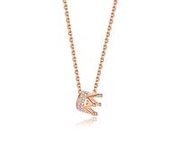 BNCXMO Collier pour femmes Collier Collier Chaîne de clavicule féminine 925 Silt de sterling Tempérament simple vent froid Rose Gold Pendant pour petite amie Gift Gift Choker Collier