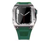 BNCXMO Dernière étui de sangle en acier inoxydable pour bande 7 45 mm en alliage titane pour iwatch 7 6 5 4 SE 44 mm