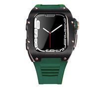 BNCXMO Dernière étui de sangle en acier inoxydable pour bande 7 45 mm en alliage titane pour iwatch 7 6 5 4 SE 44 mm