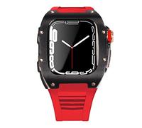 BNCXMO Dernière étui de sangle en acier inoxydable pour bande 7 45 mm en alliage titane pour iwatch 7 6 5 4 SE 44 mm