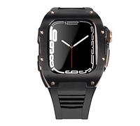 BNCXMO Dernière étui de sangle en acier inoxydable pour bande 7 45 mm en alliage titane pour iwatch 7 6 5 4 SE 44 mm