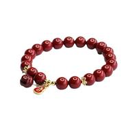 BNCXMO Fidelity Cinnabar Bracelet Purple Gol Sand Sand Bell Gourd Gourd Cinabar