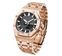 BNCXMO GA2100 MODELLE OAK All Metal Bezel Strap Style Watch Bands pour GA2100VB-1A MOD KIT ACCESSOIRES AVEC COUVERT