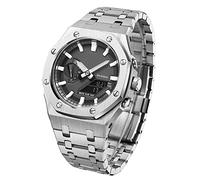 BNCXMO GA2100 MODELLE OAK All Metal Bezel Strap Style Watch Bands pour GA2100VB-1A MOD KIT ACCESSOIRES AVEC COUVERT