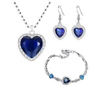 BNCXMO Girls Jewelry Accessorie Piece Femmes, ENSEMBLE DE RHINESTONE EXQUISIT