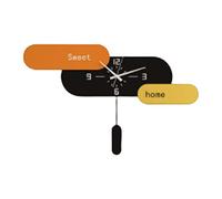 BNCXMO Horloge Murale Salon Home Fashion atmosphère décoration personnalité Corloges murales avec Pendule Silencieux Non coche