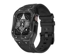 BNCXMO Kit de modification de luxe Mod Met Metal Cadre Cadre pour le boîtier de bande 7 6 5 4 3 44mm 45 mm STRAP DE VANGE DE WATCH pour iWatch 7 6 5 SE
