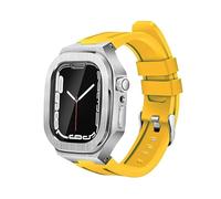 BNCXMO Kit de modification de luxe Mod Met Metal Cadre pour le boîtier de bande 8 7 6 5 4 3 44 mm 45 mm STRAP DE VANGE DE WATCH POUR IWATCH Série 7