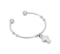 BNCXMO Mémorial de croix en acier inoxydable pour les femmes crémation de bijoux urne bracelet KeepSake Ashes Verket Free Grave