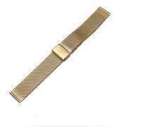 BNCXMO Mira Bracelet en acier inoxydable Mèche en maille Bracelet épais Boucle de suspension 1,0 fil 18 20 22 Bracelet de montre de 24 mm